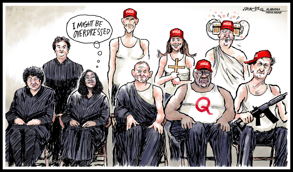 KBJ in SCOTUS MAGA Cave