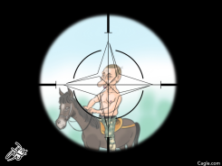 NATO TARGET by Osama Hajjaj