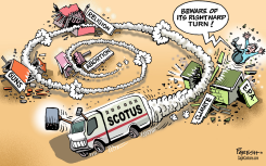 SCOTUS RIGHTWARD by Paresh Nath