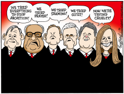 SUPREME SUFFERING by Bob Englehart