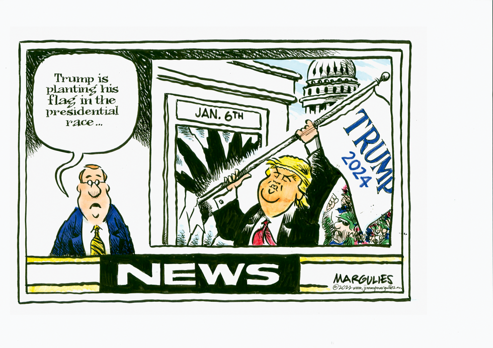 Trump Plants his flag in 2024 race