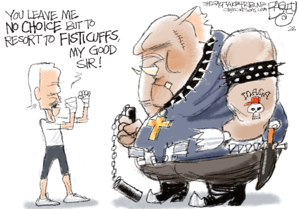 Biden Fisicuffs
