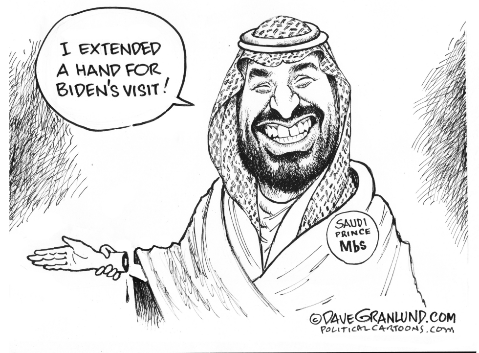 Biden visits Saudi Prince Mbs