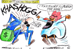 BIDEN IN SAUDI ARABIA by Randall Enos