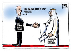 BIDEN AND SAUDI ARABIA by Tom Janssen