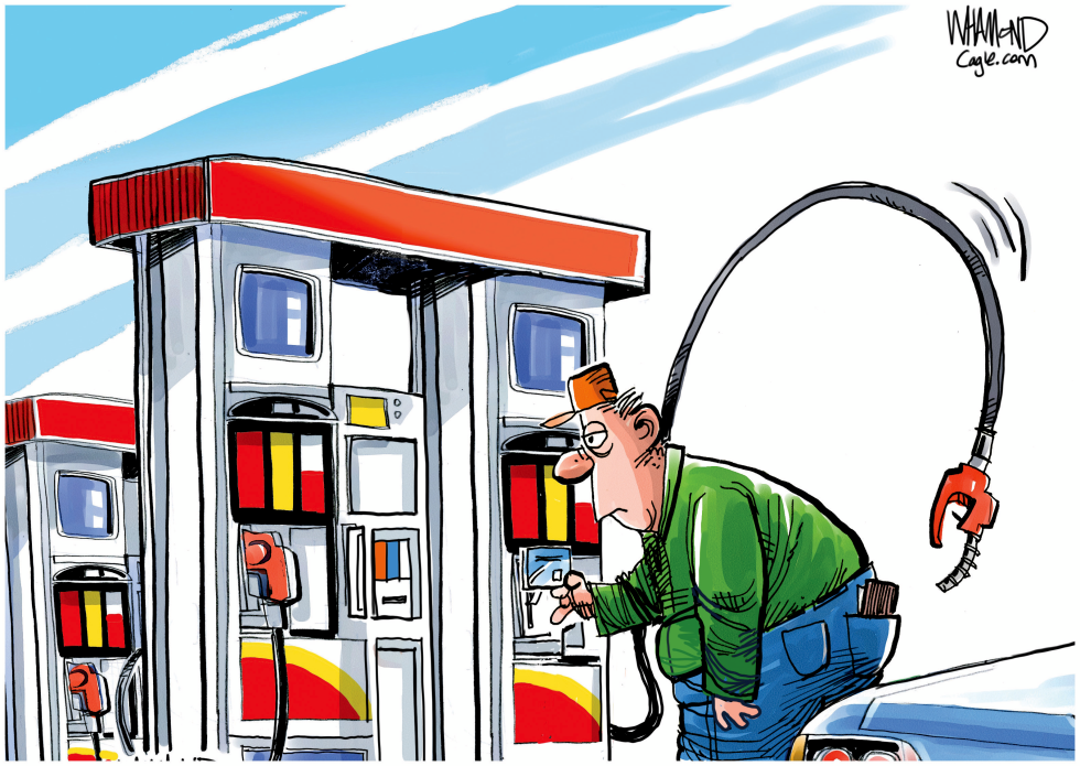 Robbed at the pump