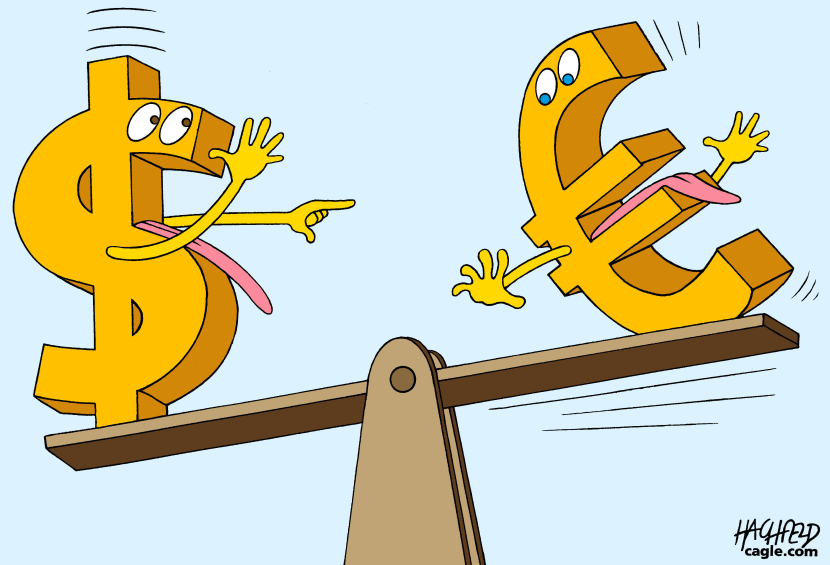 Weakened Euro