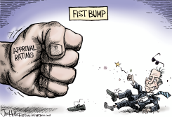 FIST BUMP POLL by Joe Heller