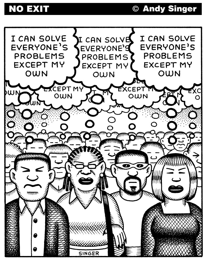 We all think we can solve other peoples problems