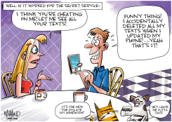 SECRET SERVICE TEXTS by Dave Whamond