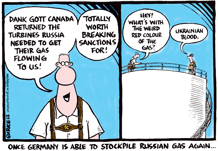 Germany and Russian Gas Back