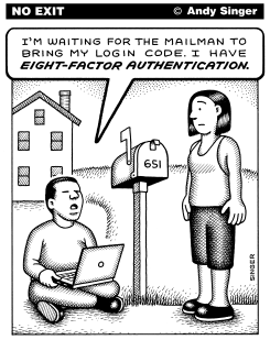 EIGHT FACTOR AUTHENTICATION by Andy Singer
