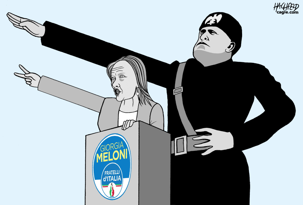 Giorgia Meloni-Mussolini