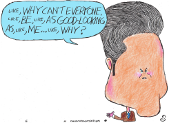 TWITTER WARRIOR GAETZ by Randall Enos