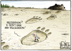 WHAT RECESSION by Christopher Weyant