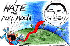 FLORIDA MAN IN THE MOON by Randall Enos