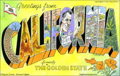 CALIFORNIA POSTCARD by Taylor Jones