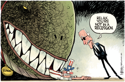 NO RECESSION by Rick McKee