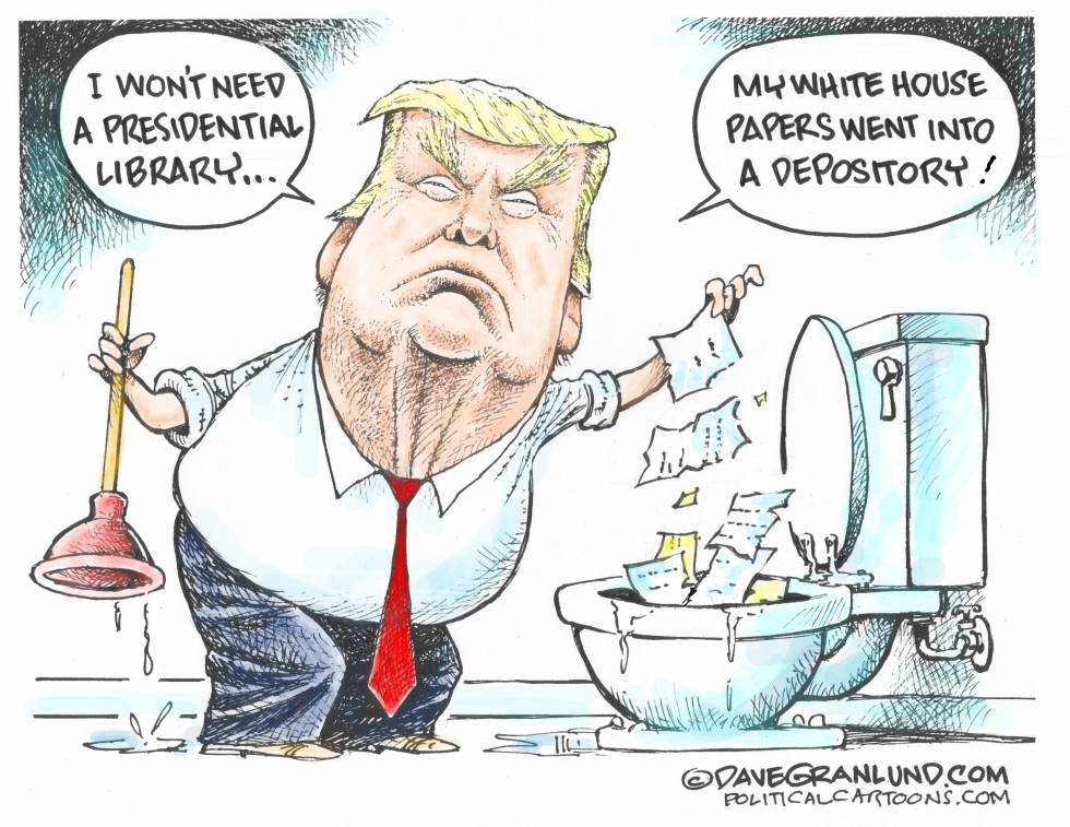 Trump flushed White House docs