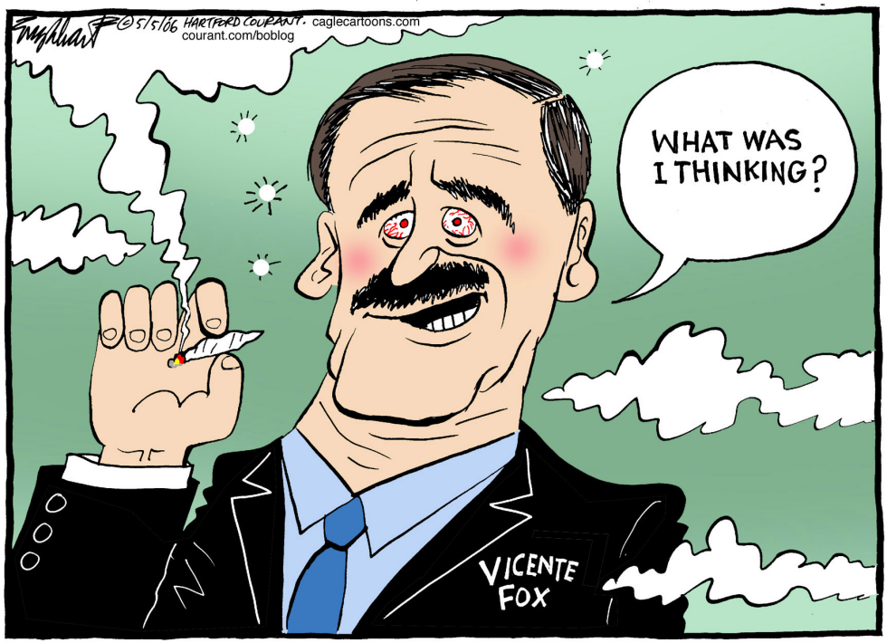  VICENTE FOX by Bob Englehart