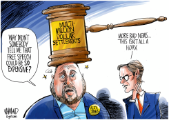 ALEX JONES IS ALL ABOUT FREE SPEECH by Dave Whamond