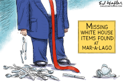 MISSING WHITEHOUSE ITEMS  by Ed Wexler