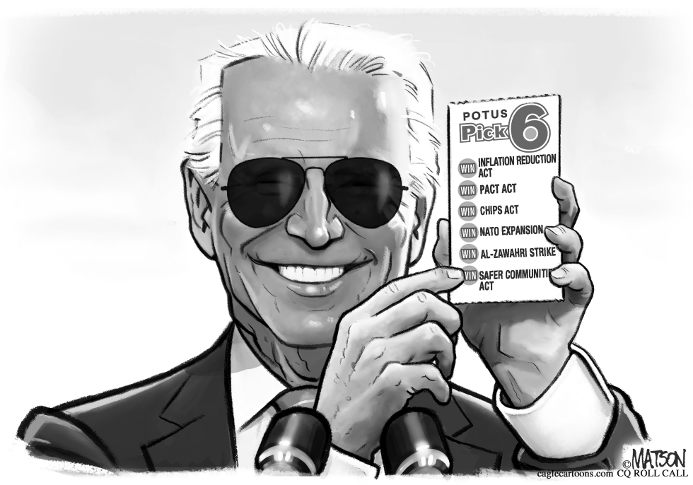 Biden Pick 6 Winning Ticket