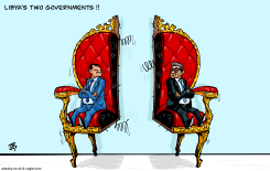 LIBYA’S TWO GOVERNMENTS  by Emad Hajjaj