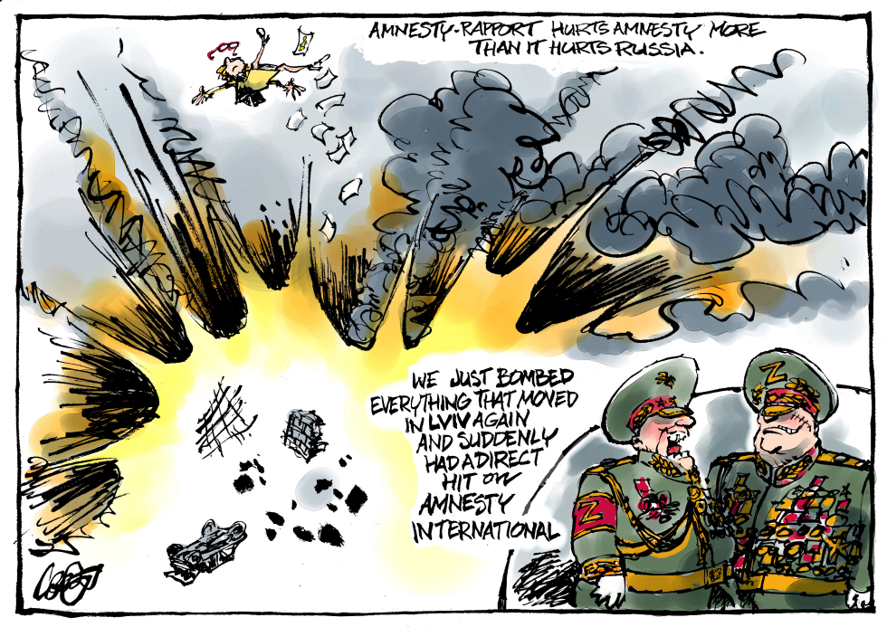 Amnesty rapport hurts Amnesty more than Russia