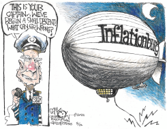 DESCENDING INFLATION by John Darkow