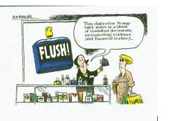 TRUMP TOILET WATER by Jimmy Margulies