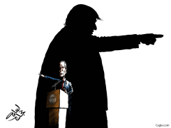 TRUMP & JOE BIDEN  by Osama Hajjaj