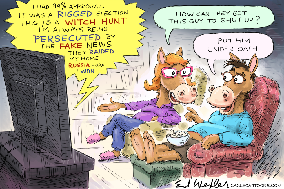 Quiet When He’s Under Oath