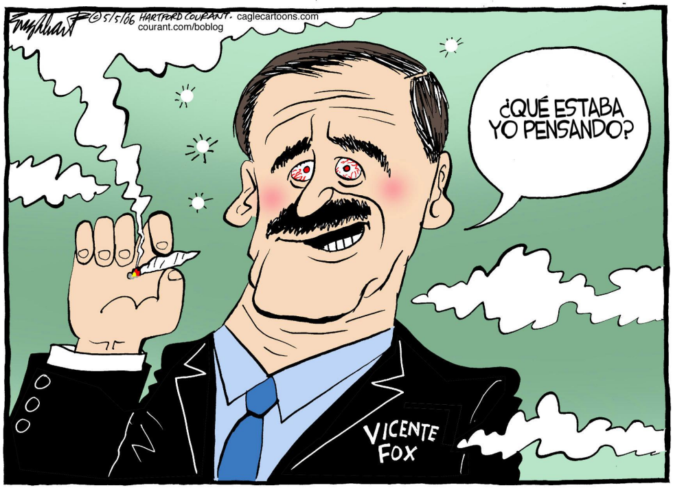  VICENTE FOX  by Bob Englehart