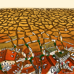 EUROPEAN DROUGHT by Osama Hajjaj