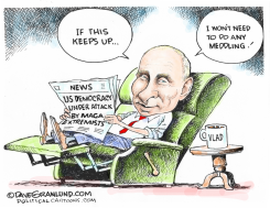 DEMOCRACY UNDER THREAT by Dave Granlund