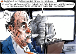 RUDY GIULIANI IS A TARGET by Dave Whamond