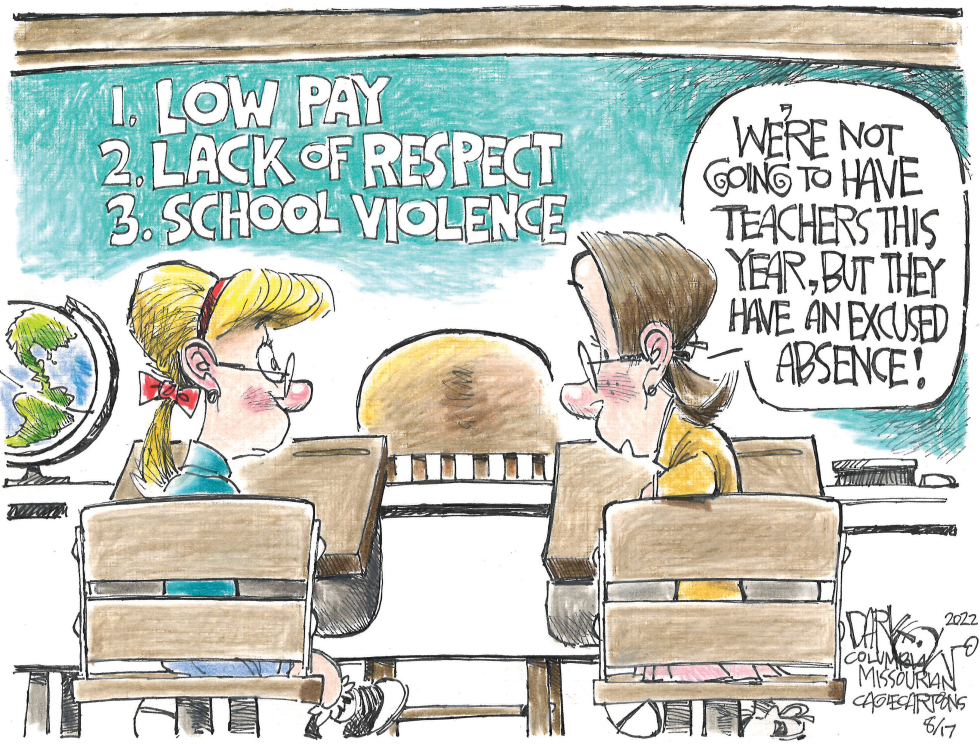 Teachers excused absence