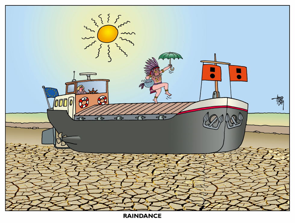 dry rivers in Europe