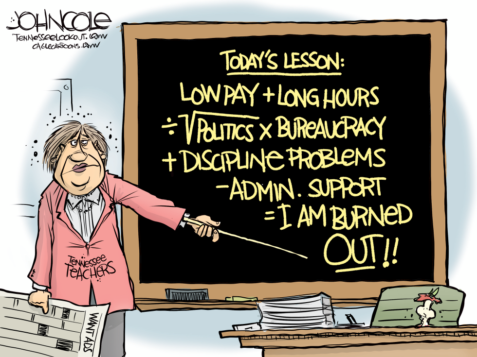 TENNESSEE Teacher burnout