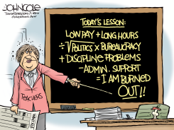 NATIONAL TEACHER BURNOUT by John Cole