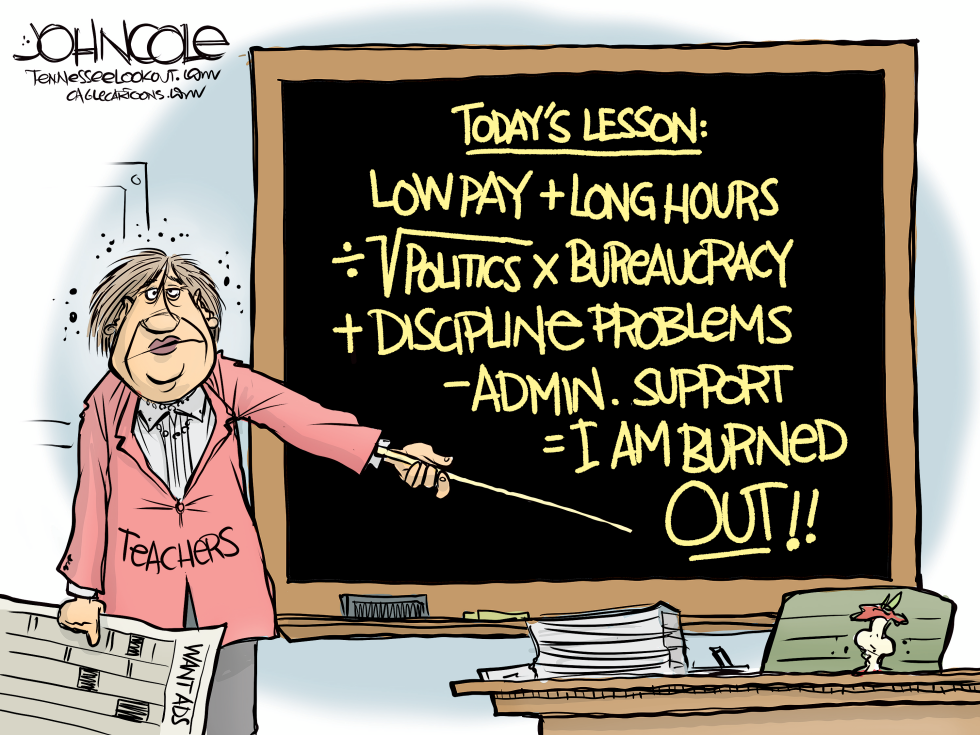 NATIONAL Teacher burnout