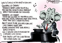 GOODBYE, LIZ CHENEY by Joe Heller