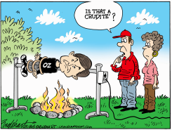 DR. OZ AND HIS CRUDITE by Bob Englehart