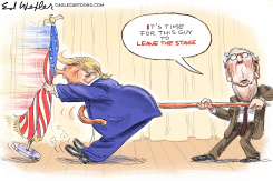 TRUMP TIME TO LEAVE THE STAGE MCCONNELL by Ed Wexler