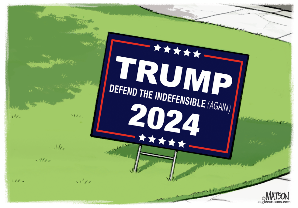 Early Trump Lawn Sign