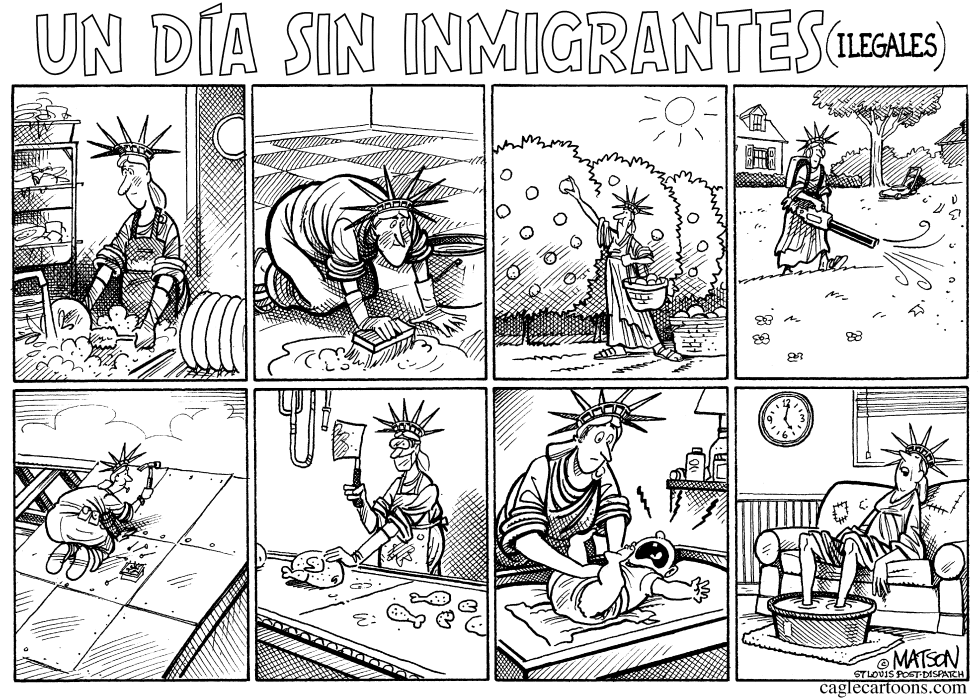 Un dia sin inmigrantes