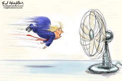 TRUMP HIT THE FAN  by Ed Wexler
