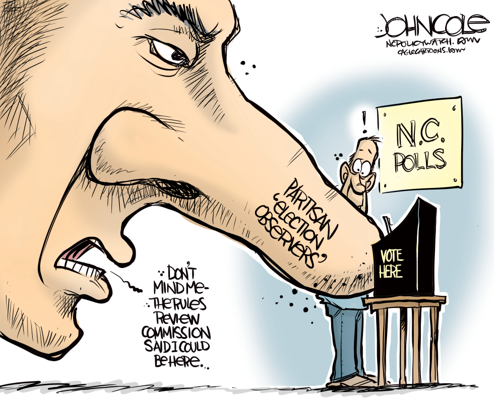NORTH CAROLINA Partisan poll watchers