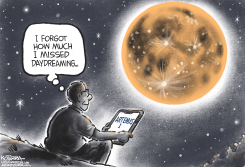 BACK TO THE MOON by Jeff Koterba